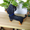 Dachshund Dog Model Micro Mini Building Blocks Set Educational Recreation Toys Pet Lover Gift Decoration Bricks Party Gift