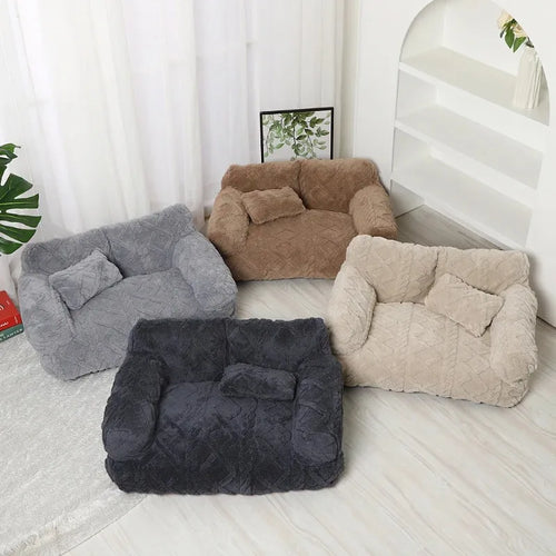 PawRelax™ Plush Bed 🐾 — Soft, Secure & Anxiety-Reducing