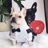 English Style Gentleman Dog Dress Puppy Suit with Tie for Formal Occasions Four Seasons Wedding Pet Photo Teddy Clothes