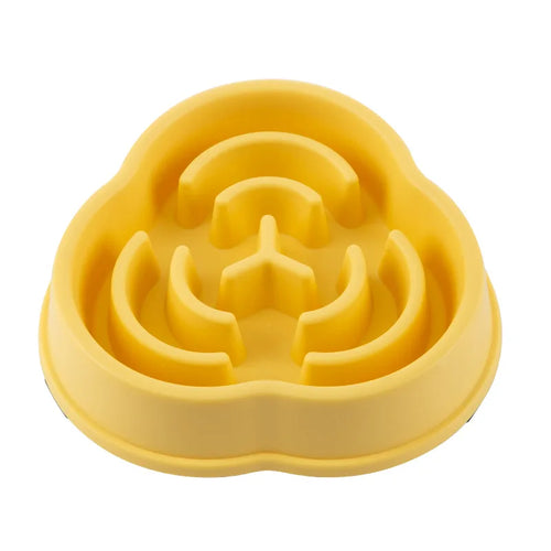 Anti-Choking Slow Feeder Dog Bowl - Non-Slip Plastic Maze Bowl