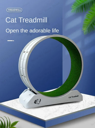 Silent Roller Cat Running Wheel - Plastic Exercise Treadmill