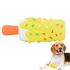 Dog Squeak Chew Toy - Plush Donut Burger Ice Cream Style