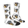 Men Socks Australian Shepherd Stockings Autumn Novelty Comfortable Socks Graphic Running Anti Slip Socks