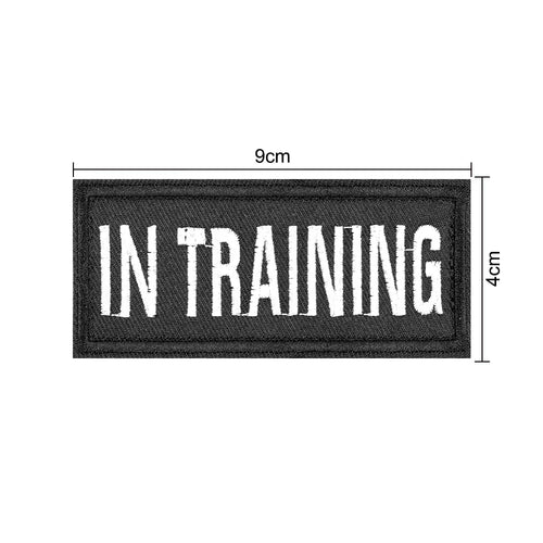 Embroidered Service Dog Patch — Removable Velcro ID Tag for Dog Vests, Harnesses & Tactical Gear