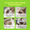 Cassava Cat Litter 100 Natural Eco-Friendly Fast Clumping for Kittens and Sensitive Cats Mixable with Clay Non-Stick No Odor No