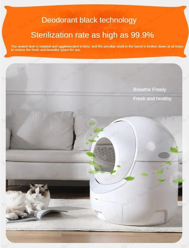 Automatic Self-Cleaning Cat Litter Box - Extra Large Enclosed Smart