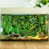 Bearded Dragon Habitat Accessories: Hanging Plants, Artificial Leaves, Hides for Leopard Geckos, Chameleons, and Snakes