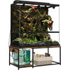 4x2x2 Reptile Enclosure Stand – 48x24 Tall Reptile Tank Stand or 120 Gallon Aquarium Stand, Bearded Dragon Cage, Snake Enclosu