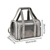Collapsible Soft-Sided Pet Carrier for Cats and Dogs up to 15lbs