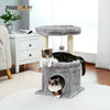 PEQULTI Cat Tree Tower with Condo and Sisal Scratching Posts