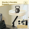 Cat Desk Bed, 360 Rotatable Cat Bed Stand for Indoor Cats, Adjustable Cat Basket, Cats Hammock for Table, Soft Cat Bed for Desk