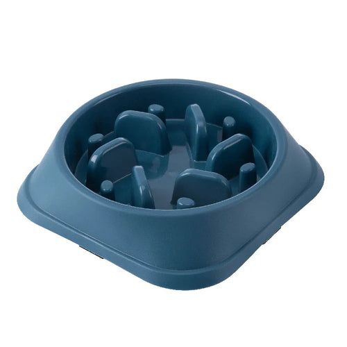 Anti-Choking Slow Feeder Dog Bowl - Non-Slip Plastic Maze Bowl