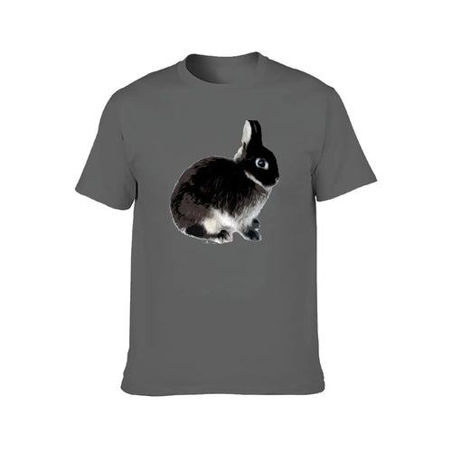 Black Otter Netherland Dwarf Rabbit T-Shirt Thanksgiving Casual Tee