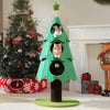 PAWZ Road Christmas Cat Tree Tower - 3 Condos Green/White 135cm