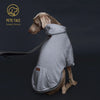Colorful Dog Hoodie with Pocket & Leather Patch — Cozy Pet Hoodie