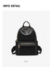 FOXER Brand Genuine Leather + Microfiber Women's Backpack Fashion Female Travel Bag Large Capacity Waterproof Backpack