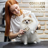 USB Rechargeable Pet Grooming Kit - Low Noise Dog Hair Trimmer