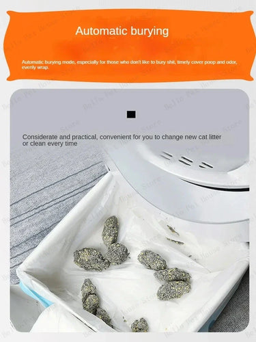 Automatic Self-Cleaning Cat Litter Box - Extra Large Enclosed Smart