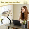 Cat Desk Bed, 360 Rotatable Cat Bed Stand for Indoor Cats, Adjustable Cat Basket, Cats Hammock for Table, Soft Cat Bed for Desk