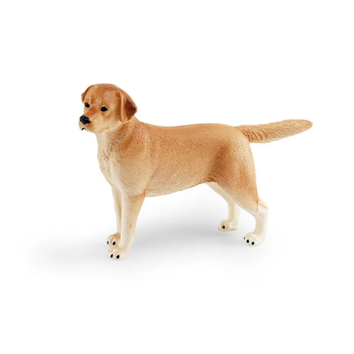 Labrador Rottweiler Puppy Dog Figurine Shepherd Dog Great Dane Dogs Animals Model Realistic Hand Painted Simulation Dog Statue