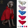 Colorful Dog Hoodie with Pocket & Leather Patch — Cozy Pet Hoodie