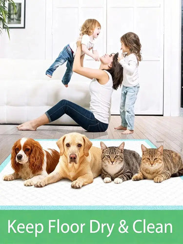 Large Dog Pads Thicker Puppy Pads , Super Absorbent Pee Pads for Dogs, Disposable Incontience Underpads for Doggies, Cats, Rabbi