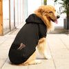Pet Hoodies for Large Dogs Spring and Autumn Fleece Golden Retriever Sweatshirt with Hat and Zip Pocket  Pet Clothing