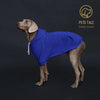 Colorful Dog Hoodie with Pocket & Leather Patch — Cozy Pet Hoodie