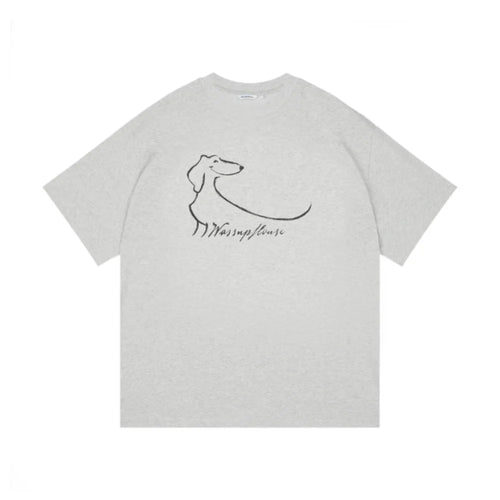 Funny Dachshund T shirt 100 Cotton Oversized Tee Men Women Couple Matching Summer Streetwear Casual Unisex Round Neck Top