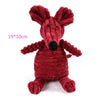 Corduroy Plush Animal Dog Toy: Choose Your Favorite Animal! Bite Resistant Squeaky Toys