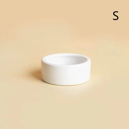 (BBQ4)Reptile Food Bowl Anti-Escape Ceramic Feeder Dish Black Reptile Water Bowl For Hermit Crab Gecko Chameleon Corn Snake
