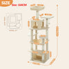 PAWZ Road Large Cat Tree Tower - 72 Multi-Level with Condo Grey