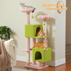 PAWZ Road Cactus Cat Tree - 133cm Tower with 2 Condos & Perches