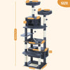 Pequlti 72 Multi-Level Cat Tree Tower with Condo & Hammock