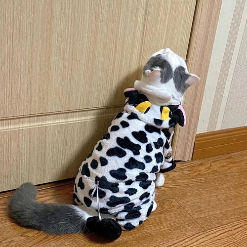 Soft Fleece Pet Dog Hoodie Jumpsuit for Small Dogs & Cats