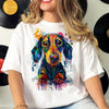 Dachshund t shirt women active wear summer funny Tee girl comic 2000s funny clothing