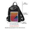 FOXER Brand Genuine Leather + Microfiber Women's Backpack Fashion Female Travel Bag Large Capacity Waterproof Backpack
