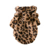 Fashion Leopard Print Dog Clothes Warm Fleece Thickened Dog Coat Jacket Teddy Pet Padded Coat Cat