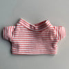 Guinea Pig Clothes Striped Small Pets T-shirt Soft Breathable Elastic Shirt for 5.9-inch Hamster Chinchilla Anti-shedding Outfit