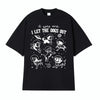 It Was Me I Let Dogs Out Retro Graphic T Shirt Funny Dog in Space Humor Tee Shirt Men Women's Summer High Quality Casual T-shirt