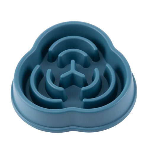 Anti-Choking Slow Feeder Dog Bowl - Non-Slip Plastic Maze Bowl