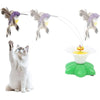 Funny Flying Bird Cat Toy Flying Bird Cat Toys for Indoor Cats with A Fastening Tape 360 Degree Rotatable for All Breeds Cat