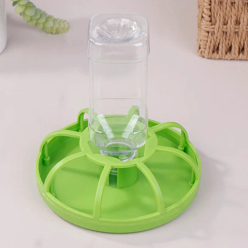 Reptile Water Drinker Dispenser Food Bowl Lizard Gecko Feeder Round Dish Turtle Water Bowl Drink Bottle Reptile Feeders