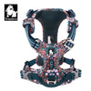 Truelove Floral No Pull Dog Harness - Reflective Cotton Vest