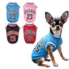 Dog Basketball Jersey Clothes Boy Girl Dog Pet Vest Clothes Puppy Shirt Apparel Cute Outfit Summer T-shirt for All Breeds XS-5XL