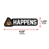 Shit Happens Embroidered Morale Patch
