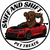 Sniff and Shift Circle-Logo Dog Bandana
