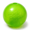 Green Glitter Ball 2-Pack Dog Toy | Soft PUP-X Rubber Floating Fetch Ball with Treat Dispenser | USA Made