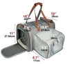 Mr. Peanut's Gold Series Standard Size Airline Compliant Expandable Pet Carrier V2.0