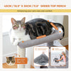 PAWZ Road Large Multi-Level Cat Tree with Condo and Hammock